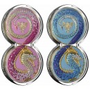 Germania PINK and BLUE DRAGON MONOTONE GRADIENT Special Edition BEASTS FAFNIR GEMINUS 2 x 5 Mark 2020 Two Coin Silver Set Metallic plated Crystals inlay (1 oz x 2) 2 oz